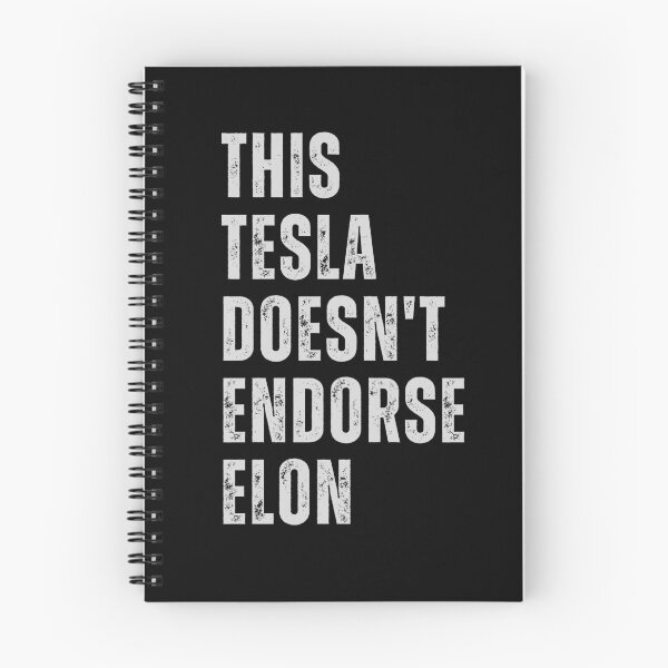 Item preview, This Tesla doesn't endorse elon  - anti elon tesla club stickers designed and sold by CapriCreatives.