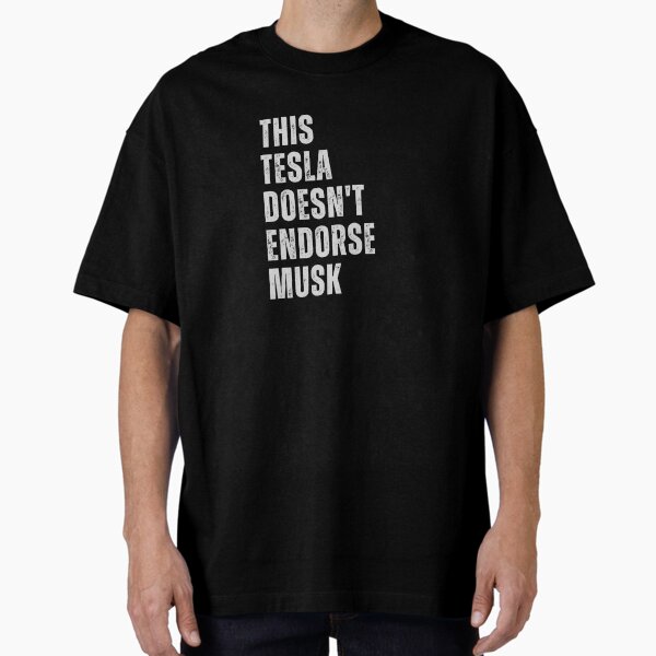 Item preview, Dieser Tesla unterstützt Musk nicht - Anti-Elon-Tesla-Club-Aufkleber designed and sold by CapriCreatives.