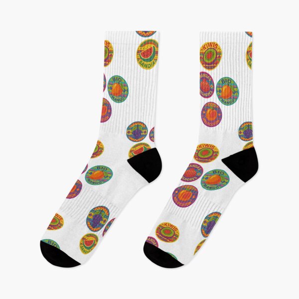 Item preview, Colorful Fruit Market Stickers – Tropical Label Set Inspired by Basket Weaves designed and sold by Pop-clothes.