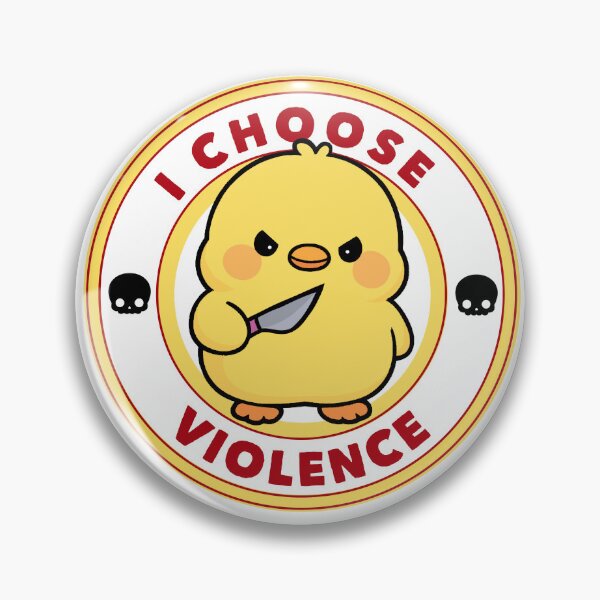 Item preview,  I Choose Violence Funny Duck designed and sold by FarieArt.