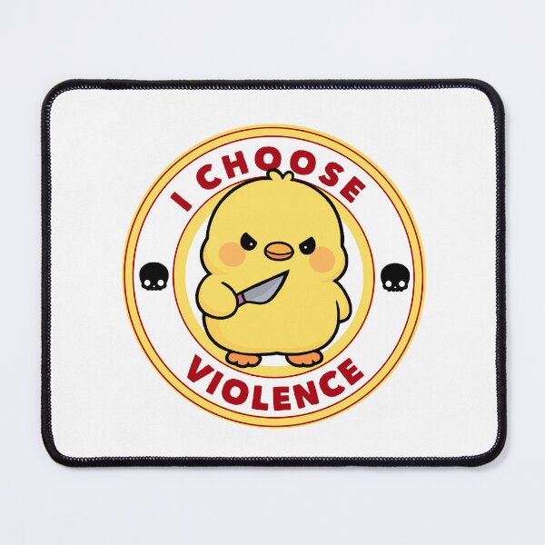 Item preview, I Choose Violence Funny Duck designed and sold by FarieArt.