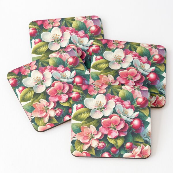 Item preview, Hello Spring Beautiful Apple Blossom Floral Pattern designed and sold by JohnnyVillas.