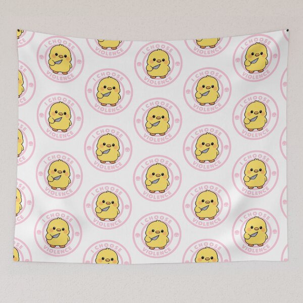 Item preview,  I Choose Violence Funny Duck Meme designed and sold by FarieArt.