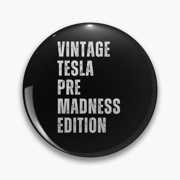 Item preview, Vintage tesla pre madness addition -  anti elon tesla club stickers designed and sold by CapriCreatives.