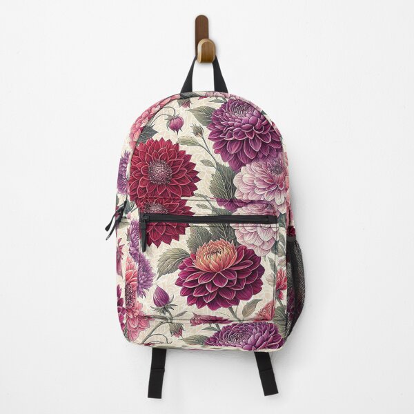 Item preview, A beautiful pattern of colorful Dahlia flowers designed and sold by Merrylands Artshop.