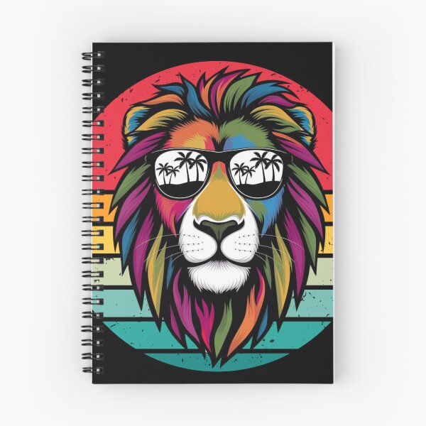 Item preview, Lion in Sunglasses, Lion, Colorful Lion, Lion with Sunglasses,  Summer Vibes, Lion Art, Summer Lion designed and sold by KolorellaS.