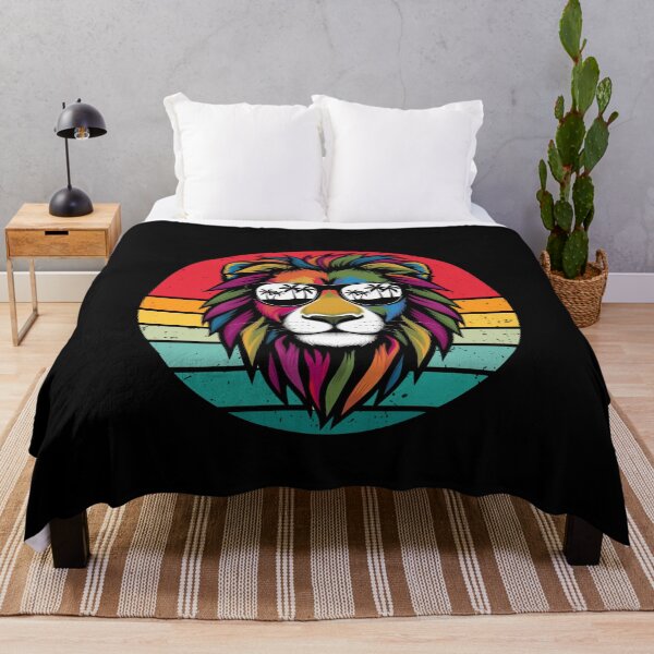 Item preview, Lion in Sunglasses, Lion, Colorful Lion, Lion with Sunglasses, Summer Vibes, Lion Art, Summer Lion designed and sold by KolorellaS.