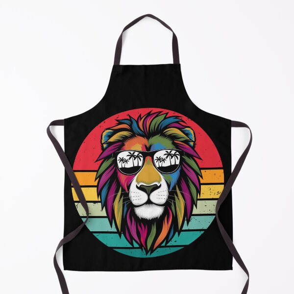 Item preview, Lion in Sunglasses, Lion, Colorful Lion, Lion with Sunglasses,  Summer Vibes, Lion Art, Summer Lion designed and sold by KolorellaS.