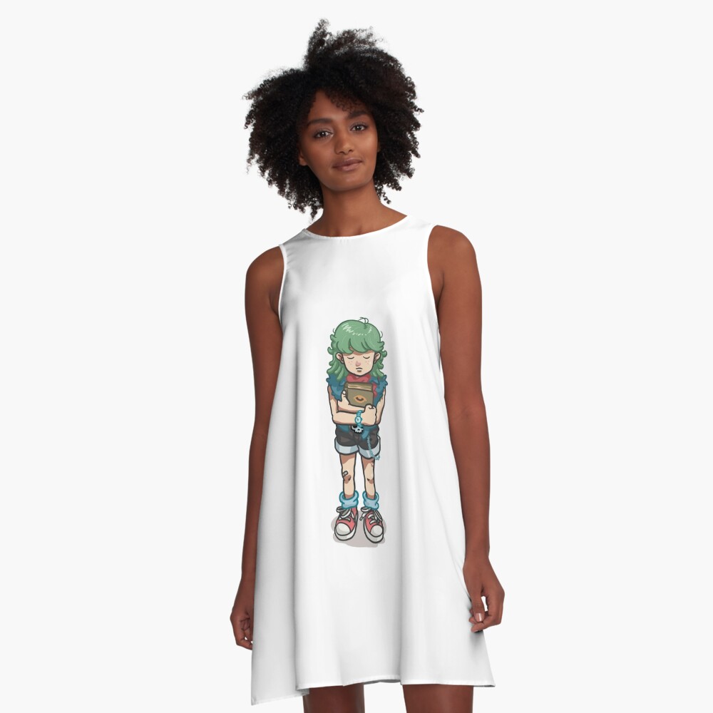 Vista previa del artículo con la obra «Vestido acampanado», diseñado y vendido por alexanderhare.