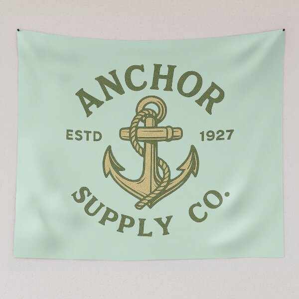 Item preview, Vintage Anchor Supply Co Emblem designed and sold by zzz888.