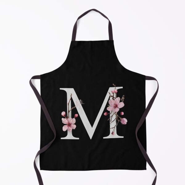 Item preview, Exquisite Cherry Blossom Floral Letter M – Personalized Art Print designed and sold by Psycho-Crazy.