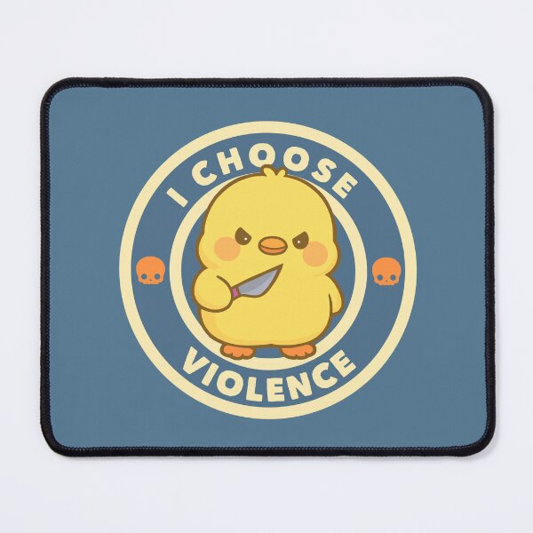 Item preview, I Choose Violence Duck Meme designed and sold by FarieArt.