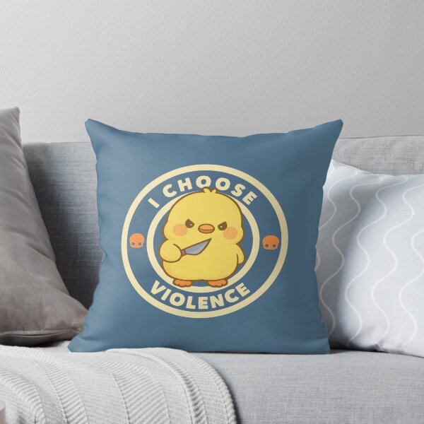 Item preview, I Choose Violence Duck Meme designed and sold by FarieArt.