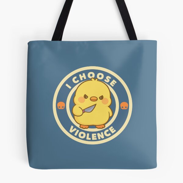 Item preview, I Choose Violence Duck Meme designed and sold by FarieArt.