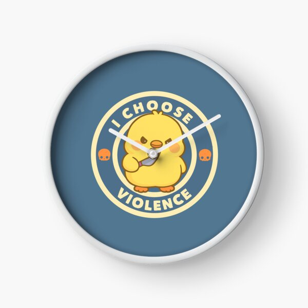 Item preview, I Choose Violence Duck Meme designed and sold by FarieArt.