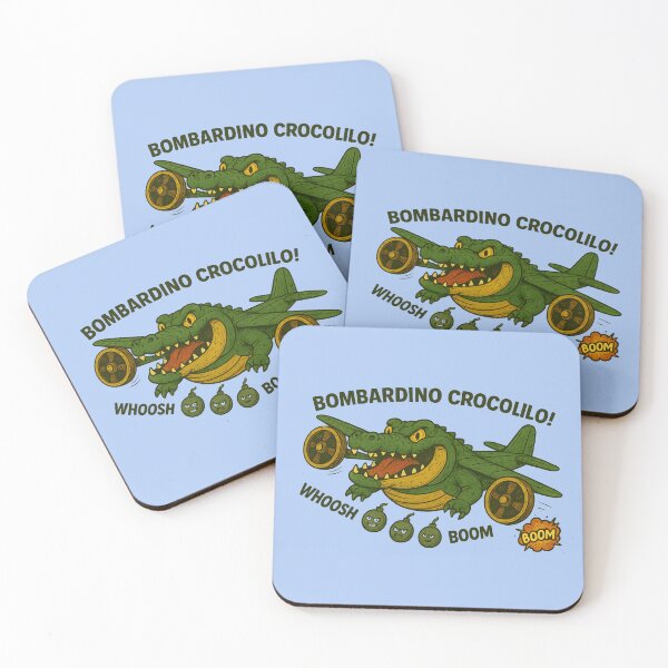 Item preview, Bombardino Crocolilo! Cartoon Crocodile Plane designed and sold by MysticArtisan.
