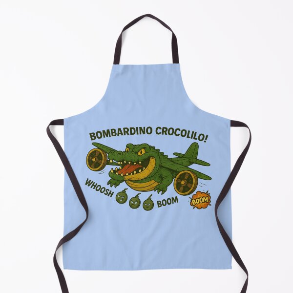 Item preview, Bombardino Crocolilo! Cartoon Crocodile Plane designed and sold by MysticArtisan.