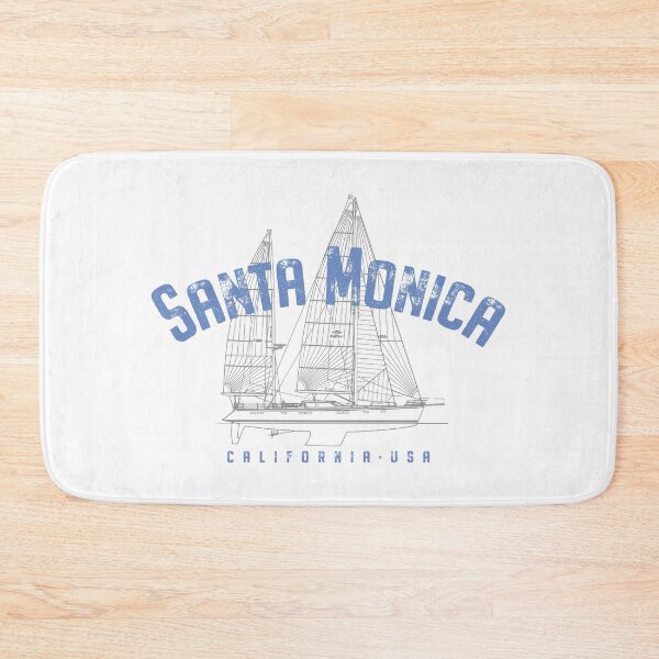 Item preview, Santa Monica California Nautical Sailboat Design designed and sold by Futurebeachbum.