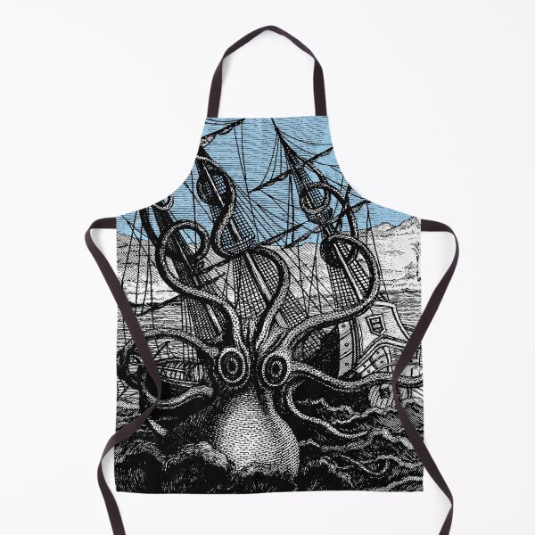 Item preview, Attack of the Giant Octopus or Kracken Sea Monster designed and sold by Pixelchicken.
