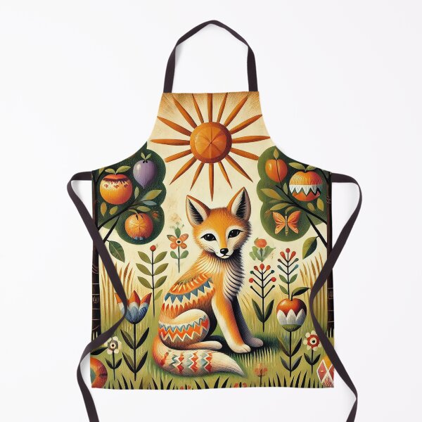Item preview, Whimsical Red Fox and Fruit Tress designed and sold by alw951.
