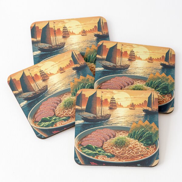 Item preview, Yokohama Iekei Ramen Poster – The Perfect Blend of Flavors designed and sold by Ceemko's Vintage Corner.