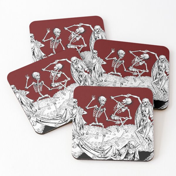 Item preview, Medieval Dance of Death Chronicle of Nuremberg Dancing Skeletons designed and sold by Pixelchicken.
