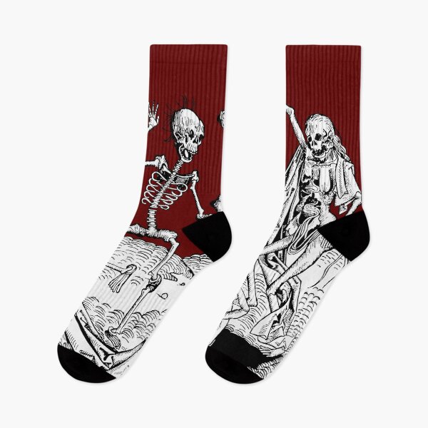 Item preview, Medieval Dance of Death Chronicle of Nuremberg Dancing Skeletons designed and sold by Pixelchicken.