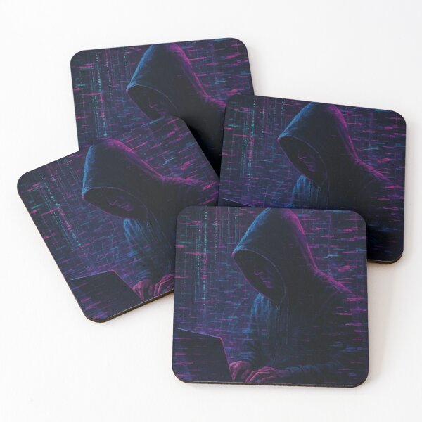 Item preview, Neon Hacker: The Digital Phantom designed and sold by AbstractAnom.
