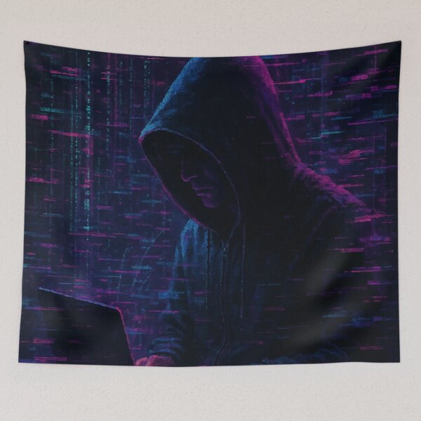 Item preview, Neon Hacker: The Digital Phantom designed and sold by AbstractAnom.
