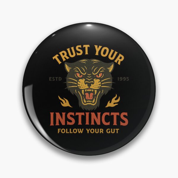 Item preview, Vintage Trust Your Instincts Panther designed and sold by zzz888.