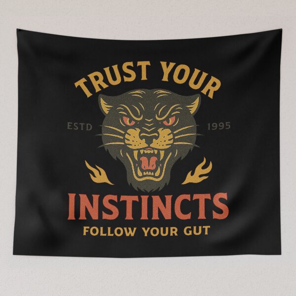 Item preview, Vintage Trust Your Instincts Panther designed and sold by zzz888.