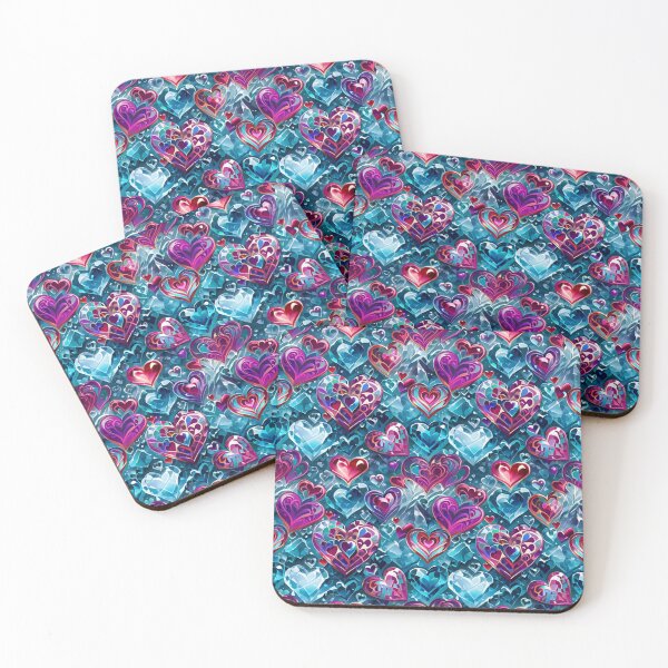 Item preview, Hearts and Ice Seamless Pattern designed and sold by Korral.