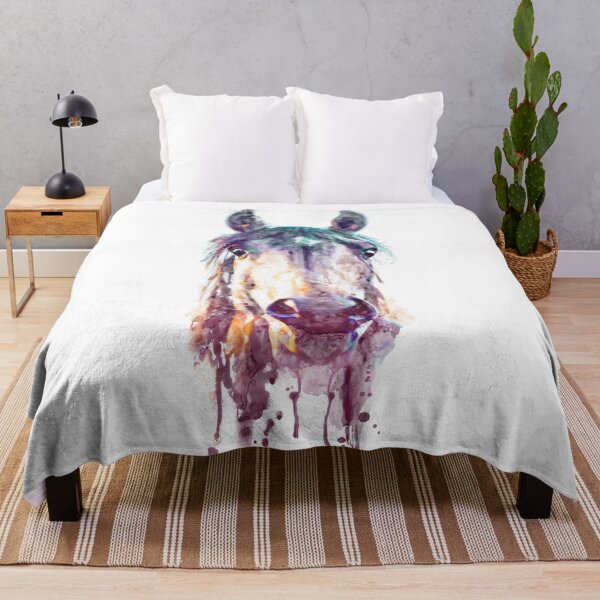 Item preview, Minimalist Horse Watercolor Portrait designed and sold by caracatita75.