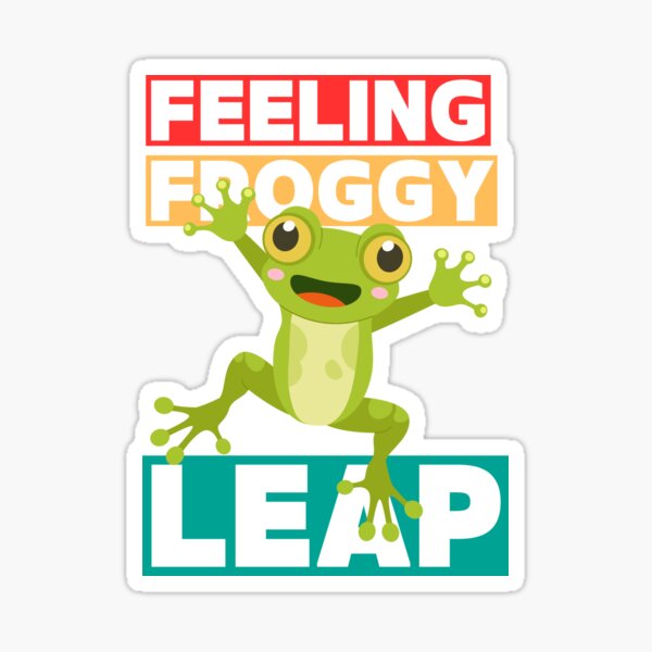 Item preview, Feeling froggy leap  designed and sold by DraklithsDen.