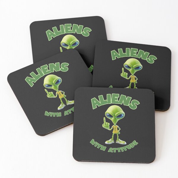 Item preview, Aliens with Attitude T-Shirt designed and sold by 3 CITIES.