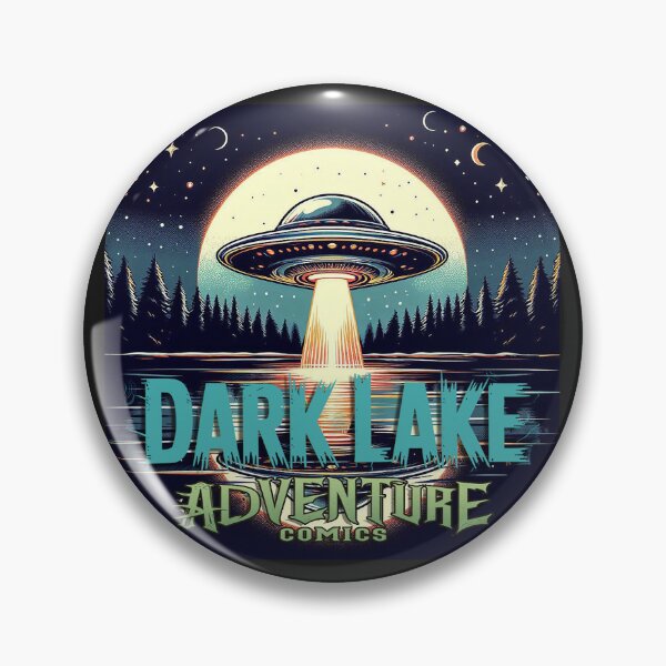 Item preview, Dark Lake Adventure Comics UFO T-Shirt designed and sold by Charlies-Artbox.