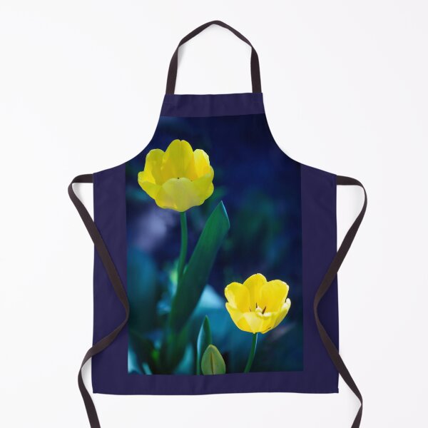 Item preview, Two yellow tulips on nature background designed and sold by olena2552.