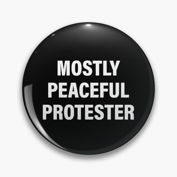 Item preview, Mostly Peaceful Protester - White designed and sold by iggystardust.