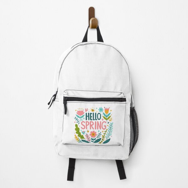 Vista previa del artículo con la obra «Diseño de corona floral linda y colorida de Hola Primavera», diseñado y vendido por Beloved16.