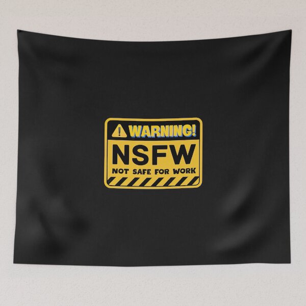 Item preview, 'Not Safe For Work' T-Shirt designed and sold by Charlies-Artbox.