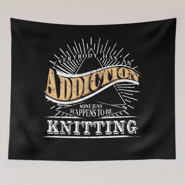 Artikelvorschau, Sucht strickt Hemd-Geschenk-Großmutter-T-Shirt entworfen und verkauft von shoppzee.