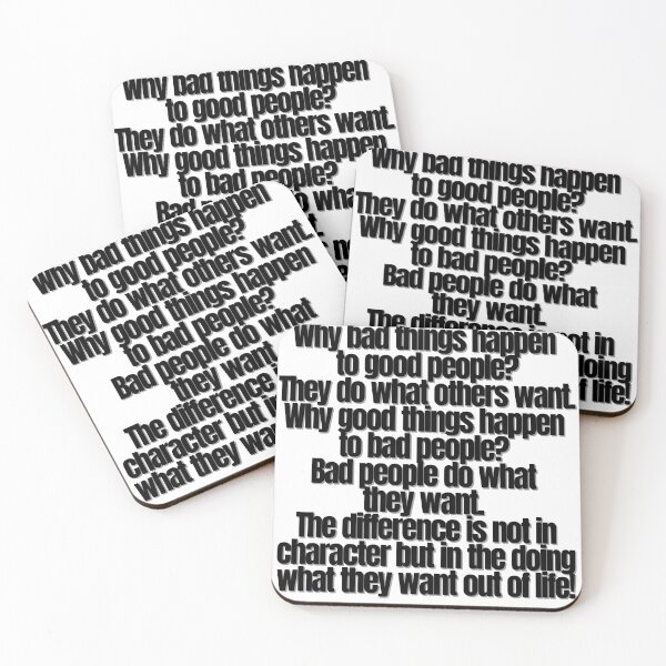 Item preview, Why bad things happen  to good people They do what others want.  designed and sold by Finds.
