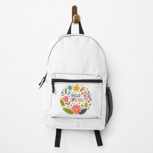 Vista previa del artículo con la obra «Diseño de corona floral linda y colorida de Hola Primavera», diseñado y vendido por Beloved16.