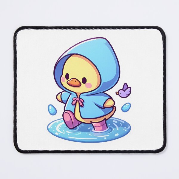 Item preview, Cute duckling with raincoat designed and sold by WorkFurHire.