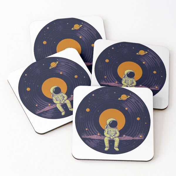 Item preview, Cosmic Sound  Astronaut's Space Odyssey Vinyl Art designed and sold by PrintItStudio.