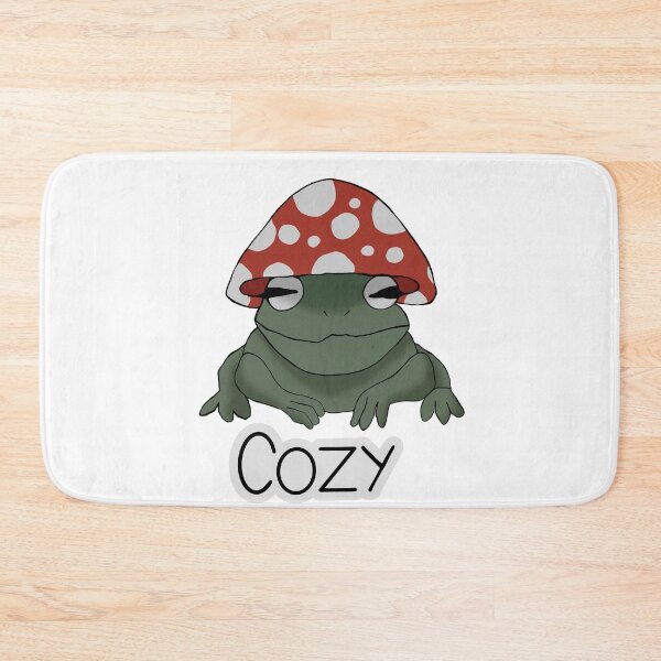 Item preview, Cozy Mushroom frog - Cottagecore Vibes designed and sold by AniMayation.