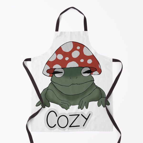 Item preview, Cozy Mushroom frog - Cottagecore Vibes designed and sold by AniMayation.