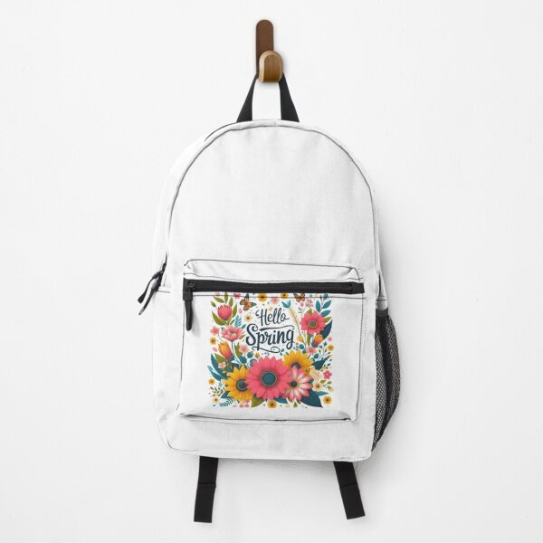 Vista previa del artículo con la obra «Diseño de corona floral linda y colorida de Hola Primavera», diseñado y vendido por Beloved16.