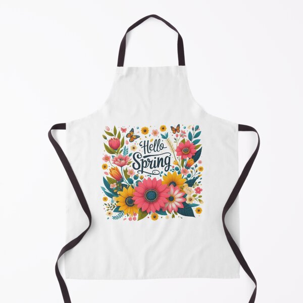 Item preview, Colorful Hello Spring cute floral wreath design designed and sold by Kalpa.