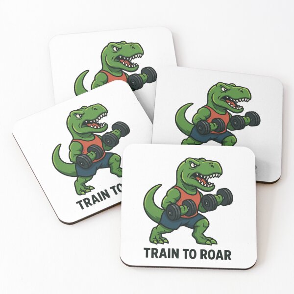 Item preview, Strong T-Rex Lifting Weights – Funny Gym Motivation Dinosaur designed and sold by B-M-Store.